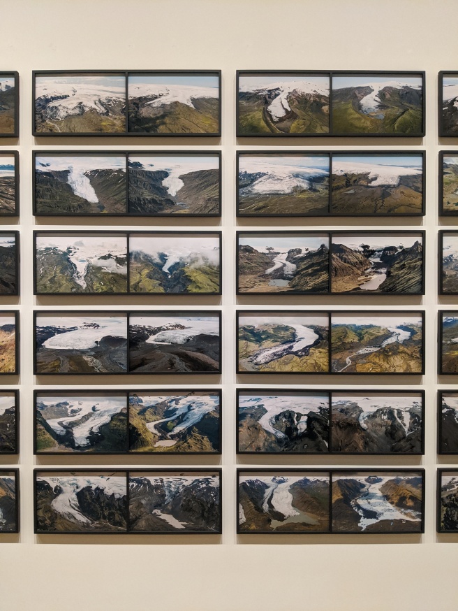 A Photograph of 'The Glacier Melt Series' (1999/2019) by Olafur Eliasson
